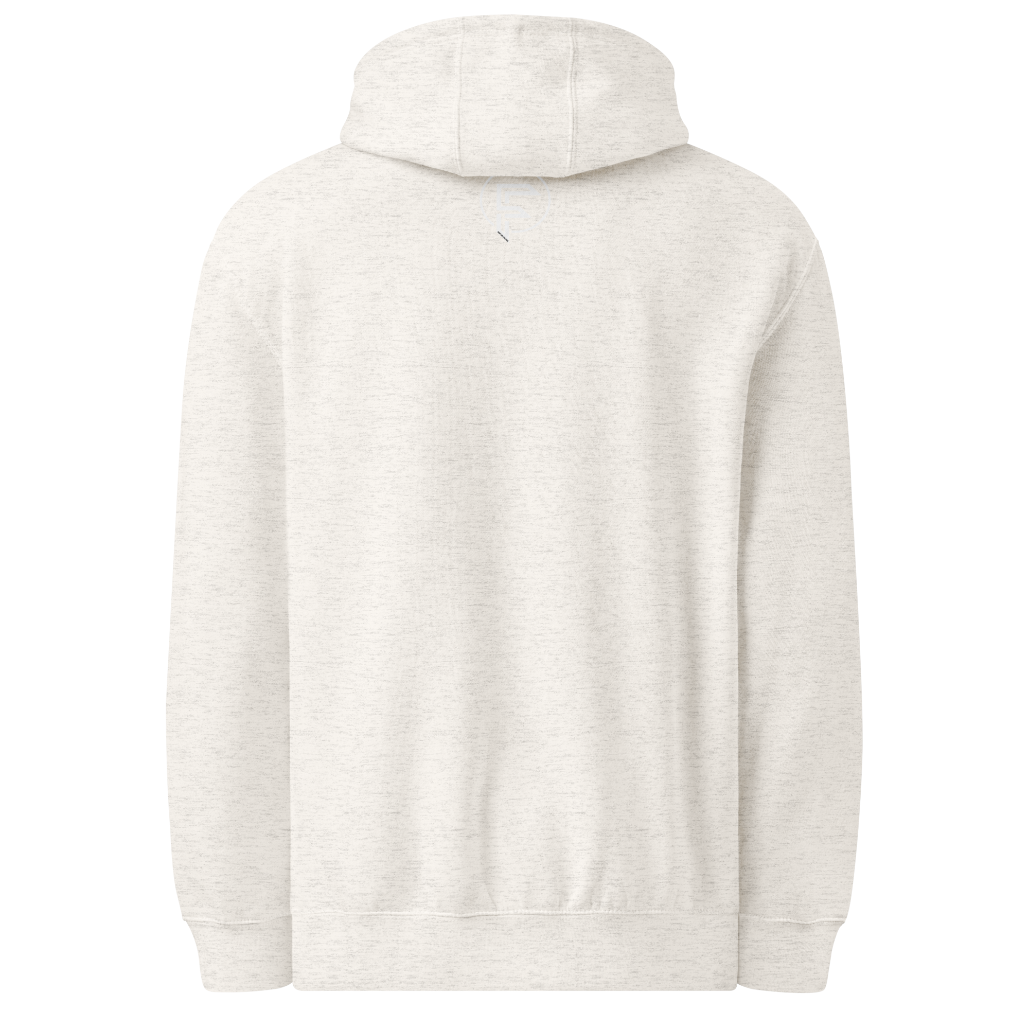 The Essential Hoodie - Oatmeal Back